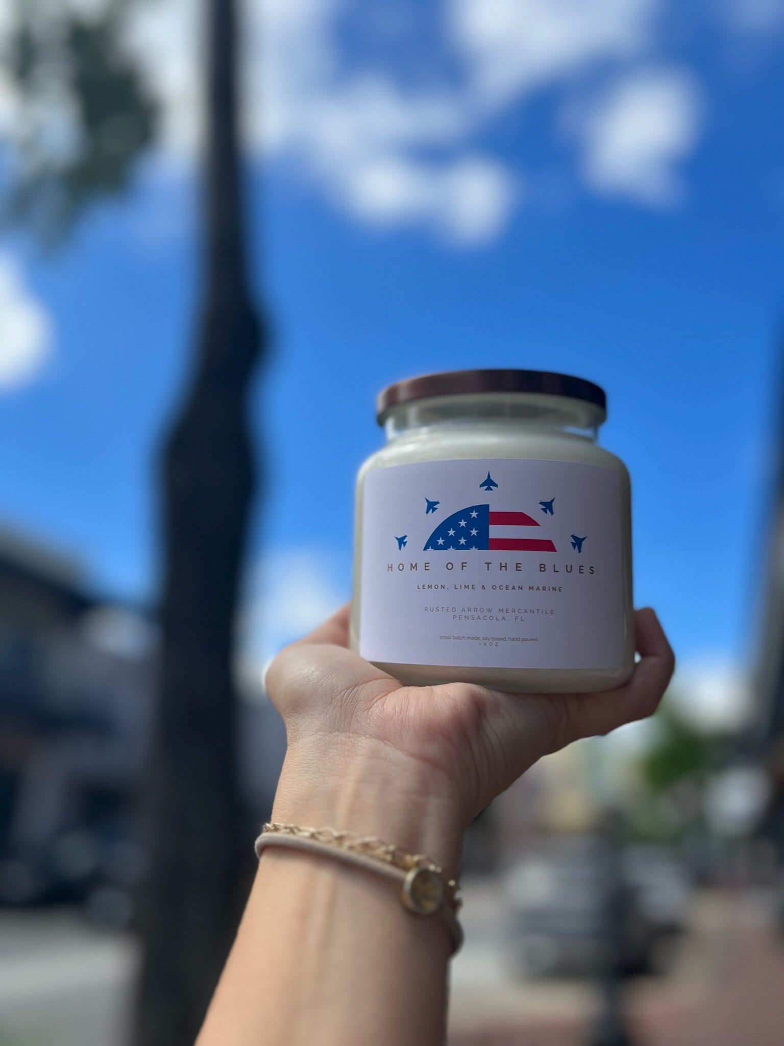 Home Of The Blues | Signature Mercantile Candle | Rusted Arrow Mercantile